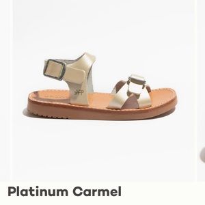 Freshly Picked Platinum Carmel Sandal sz 8